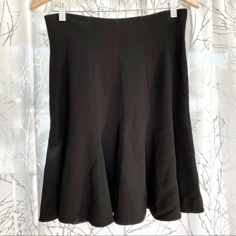 Dolce & Gabbana black flounce flared midi skirt - Picture 1 of 9